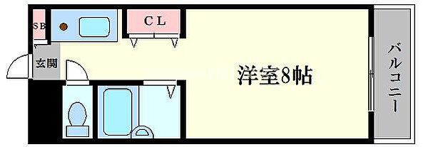 ビレッジ紅梅 402｜大阪府大阪市城東区成育2丁目(賃貸マンション1K・4階・21.70㎡)の写真 その2