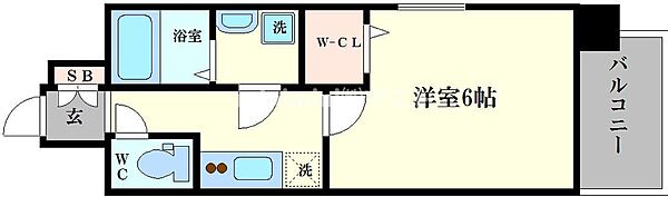 レジュールアッシュ京橋 1012｜大阪府大阪市都島区東野田町5丁目(賃貸マンション1K・10階・22.62㎡)の写真 その2