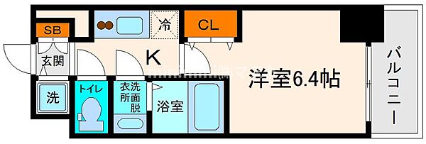 エスリード京橋 1307｜大阪府大阪市都島区東野田町1丁目(賃貸マンション1K・13階・22.46㎡)の写真 その2