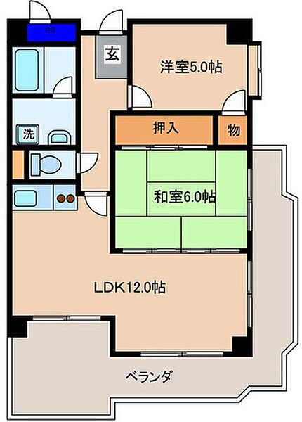 メゾンエルミタージュ 708｜大阪府大阪市北区長柄西2丁目(賃貸マンション2LDK・7階・57.60㎡)の写真 その2