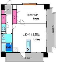 クラウディア野江 405 ｜ 大阪府大阪市城東区野江3丁目26-24（賃貸マンション1LDK・4階・54.23㎡） その2