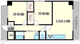 ピュアライズ京橋 703 ｜ 大阪府大阪市城東区鴫野西1丁目8-25（賃貸マンション2LDK・7階・58.00㎡） その2