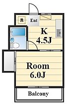 藤花マンション  ｜ 神奈川県厚木市旭町5丁目（賃貸マンション1K・3階・22.23㎡） その2