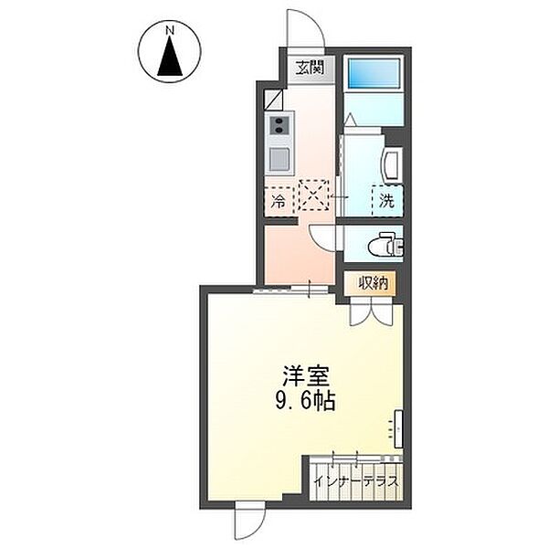 グランポート ｜神奈川県厚木市水引2丁目(賃貸アパート1K・1階・33.56㎡)の写真 その2