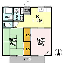 神奈川県厚木市下荻野（賃貸アパート2K・1階・43.30㎡） その2