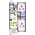 リーバグラジーア2階7.6万円