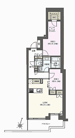 間取り ロイヤルシーズン南麻布 1階/-