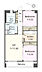 間取り：2LDK、専有面積62.58m2、バルコニー面積11.97m2