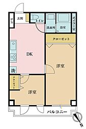間取図画像 2DK