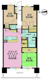 間取図画像 3LDK
