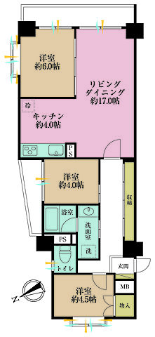 間取り エンゼルハイム大森町参番館 2階/-