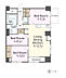 間取り：3LDK、専有面積65.6m2、バルコニー面積7.83m2