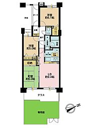 間取図画像 3LDK