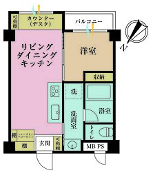 間取図画像 1LDK