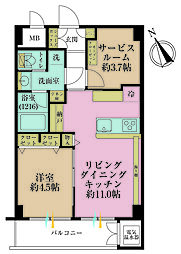 間取図画像 1SLDK