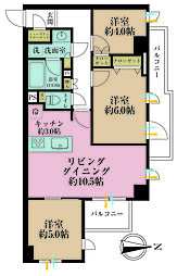オープンレジデンシア目白プレイス 3LDKの間取図画像