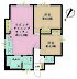 間取り：2LDK、専有面積58.39m2