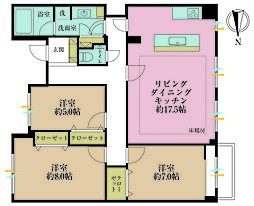 間取図画像 3LDK