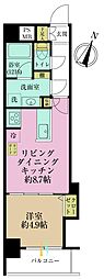グランドパーク代々木 1SLDKの間取図画像
