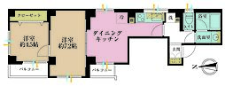 ヨーコーハイツ 2LDKの間取図画像