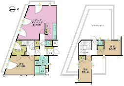 コートハウス駒沢 3LDKの間取図画像