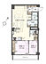 間取り：2LDK、専有面積61.88m2、バルコニー面積6.51m2