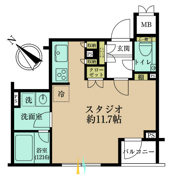 間取りを拡大表示