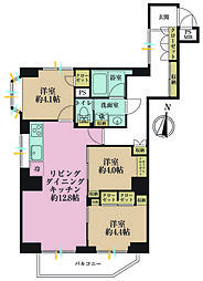 NICハイム千歳烏山 3LDKの間取図画像