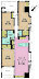 間取り：3LDK、専有面積84.34m2、バルコニー面積6.41m2
