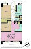 間取り：2LDK、専有面積53.2m2、バルコニー面積7.98m2