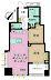 間取り：2LDK、専有面積48.92m2、バルコニー面積6.27m2