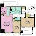 間取り：2LDK、専有面積55.79m2