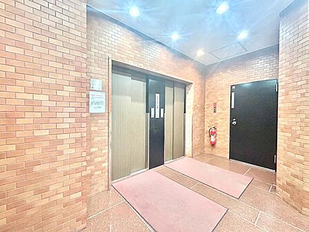 エレベーター完備のため荷物が多くなっても安心。