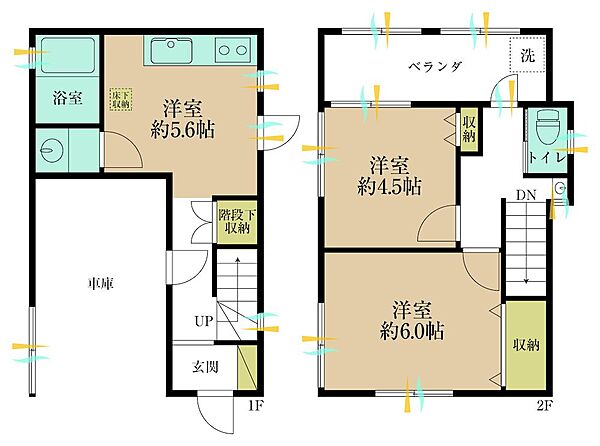 間取りを拡大表示