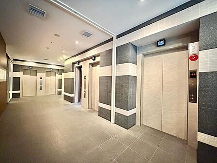 エレベーター完備のため荷物が多くなっても安心。