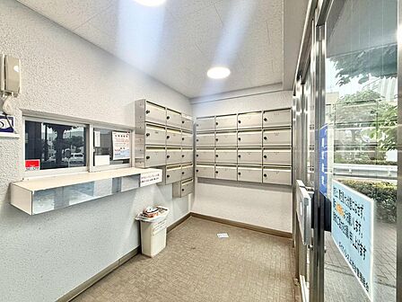 郵便受けも、きちんと管理されています。