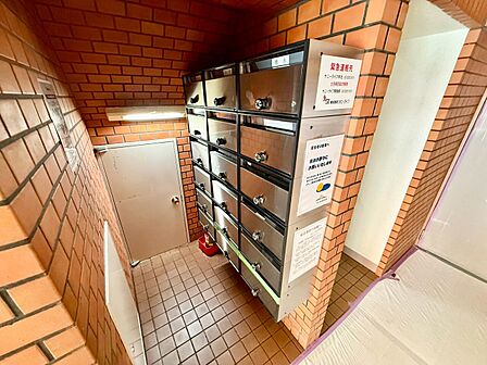 郵便受けも、きちんと管理されています。