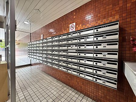 郵便受けも、きちんと管理されています。