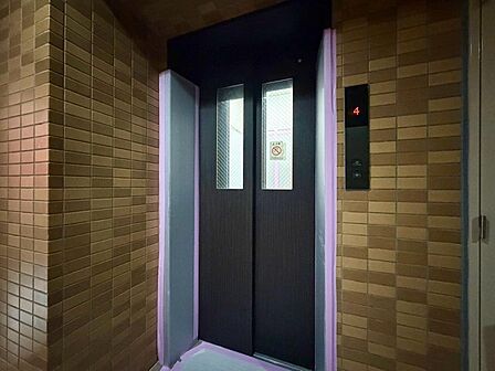 エレベーター完備のため荷物が多くなっても安心。