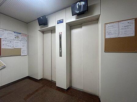 エレベーター完備のため荷物が多くなっても安心。
