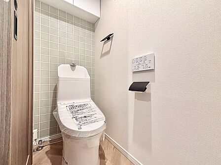 清潔感の高いお手洗い。