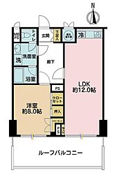 ライオンズマンション道玄坂 1LDKの間取図画像