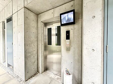 エレベーター完備のため荷物が多くなっても安心。