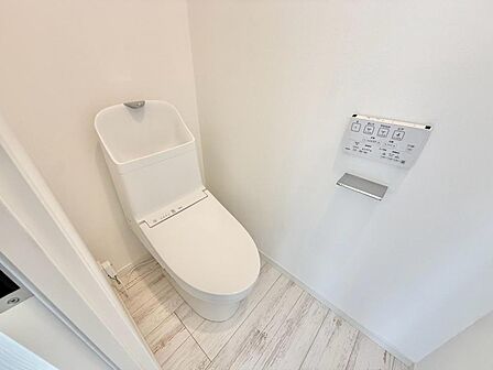 清潔感の高いお手洗い。