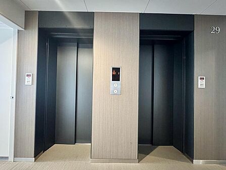 エレベーター完備のため荷物が多くなっても安心。