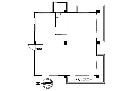 1R 間取り