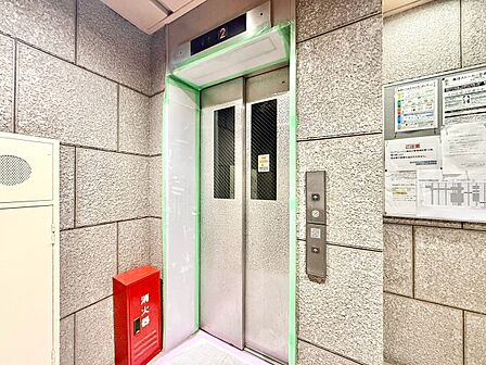 エレベーター完備のため荷物が多くなっても安心。