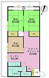 アスペンリーフ 3LDKの間取図画像