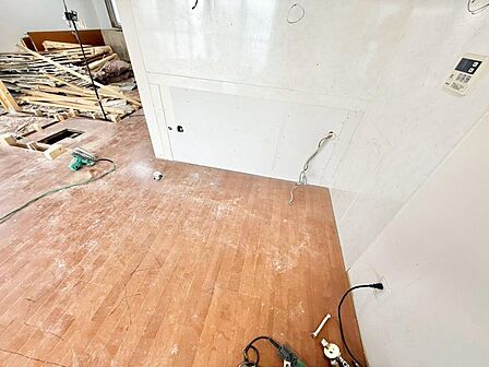 開放感のあるキッチンスペース。調理をしながら、会話も弾みそうですね。