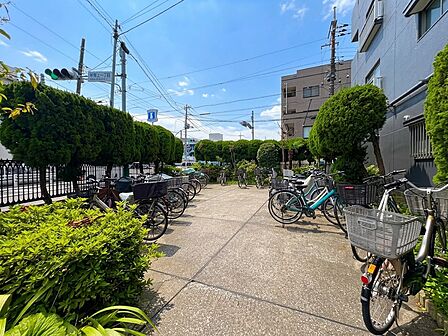 駐輪場も綺麗に整頓されています。※空き状況は都度ご確認下さい。